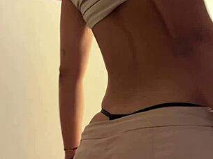 colombian latina teen strips teasing nude dance just for you