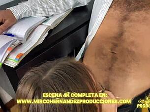 Colegiala eme jota squirts facial on class geek 💦