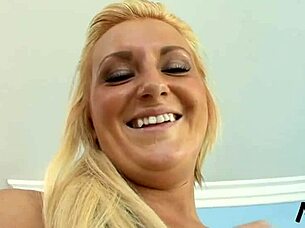 blonde student deepthroats rough for big facial mofozo