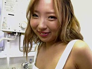 long legged petite asian beauty with shaved smooth skin