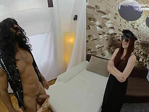 Police woman mia evans deepthroats monster cock before getting fucked hard!