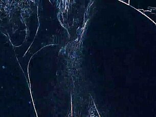 Club lights flash rimming ass worship and blowjob dance