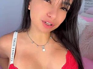 Emanuelly Raquel's Tanned Huge Tits Tease You into Tittyfuck Madness!