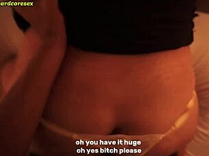 Drunk chubby argentinian pays with fat ass doggystyle