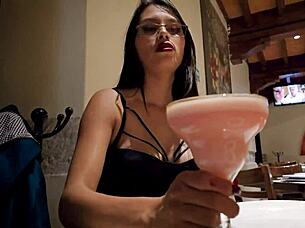 Skinny whore fingers gaping ass to anal creampie fart