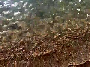 horny babe larajuicy double squirts on beach as joggers pass by