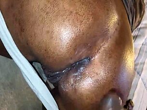 granny ass blasted with thick cumshot