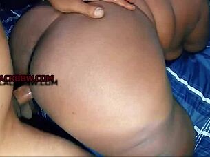 chocolate bbw ebony milf rides fat cock in truck