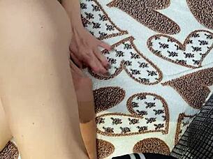 Hey, check this petite babe's insane g-spot orgasms with trident vibrator!