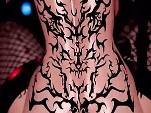 Horny Trans Girl Rides Dildo Hard in VR and Cums Explosively