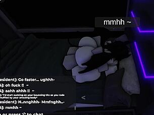 Succubus soulfucks sexy big ass cutie in roblox