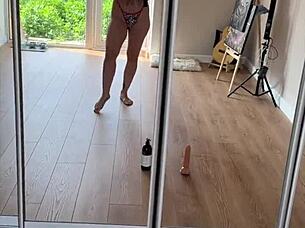 omg i'm so horny mornings my milf pussy craves big cock dildo ride