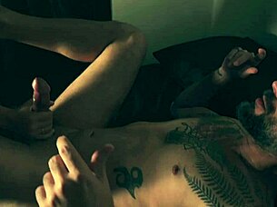 fuck my tight pussy footjob gagging till i cum hard