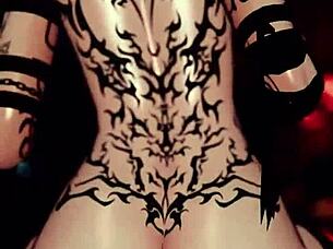 Horny Trans Girl Rides Dildo Hard in VR and Cums Explosively