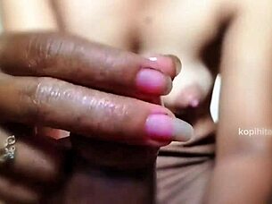 need sperm for college? ipar sister's handjob delivers closeup