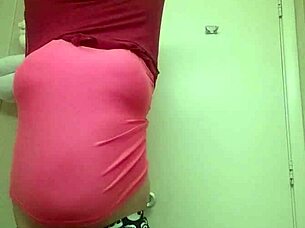 watch me tease in panties before rip clothes tranny