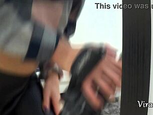 Camilla moon rides cock hard then takes cum on face