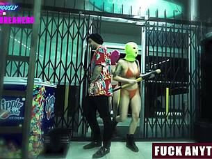 three teens reprimanded by police fucked freeuse style