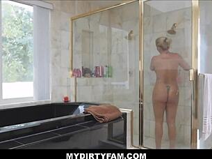 blair williams blonde bathroom sex during shower taboo ride