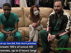 i get my cum extracted by sexy nurse doctors in clinic