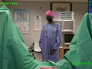 i get my cum extracted by sexy nurse doctors in clinic