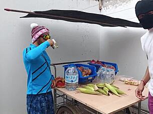 salesman sneaks in next door latina's room for hardcore homemade pounding