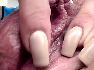 my huge clit drippin with tons of juicy pussy