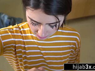 sexy arab teen tries first cock suck riding doggystyle horny