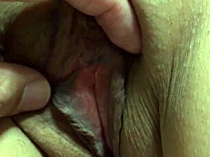 i licked my asian wife's shaved pussy close-up before fucking her wet today