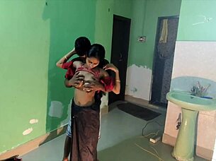 Sweet college fingering leads to first-time anal double penetration passion