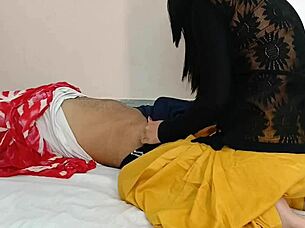 bhabhi's tight squirting pussy hammered hard in horny ranch fuck