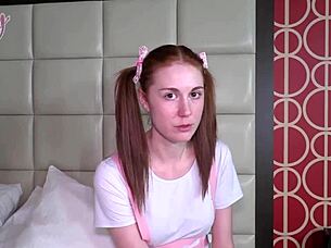 Redhead Ellie Murphy Begs Seth for Juicy Creampie 4some Tips