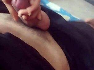 curvy latina jerks off best friend during movie night