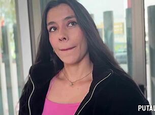 Torbe catches skinny latina rousse for guarro blowjob and missionary creampie