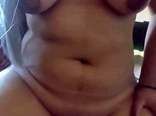 damn, those big natural tits bounce wild on my cock 🔥🍒