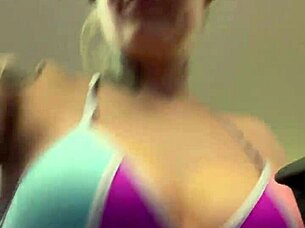 Beach Gym Bikini Ignites Wild Horniness