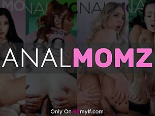 Stepmom Takes Stepdaughter's Anal Dare With Huge Ass Pounding