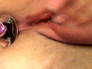 omg this new toy stretches my asian ass so good i had to cum hard!!