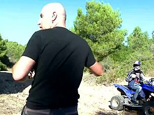 Busty Latina Spreads Legs For Hard ATV Pounding