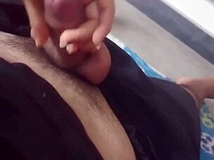 curvy latina jerks off best friend during movie night