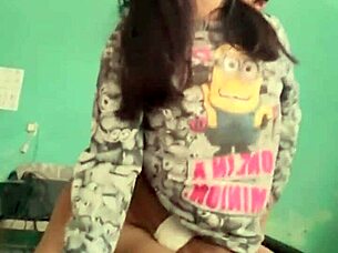 Petite Tanned Latina Moans In Doggystyle Bedroom Fuck