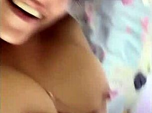 Big tits bounce on monster black cock in wild facial cumshot