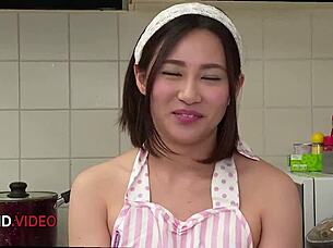 Cosplay queen ameri koshikawa sucks intimate japanese cock deep