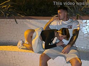 stranger notices no panties on my seaside outdoor stroll