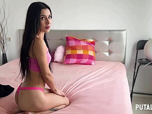 Torbe catches skinny latina rousse for guarro blowjob and missionary creampie