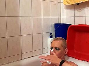 German Milf Sandra Facefucked Deepthroat Vomit Raw No Condom Part 1