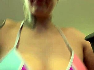 Beach Gym Bikini Ignites Wild Horniness