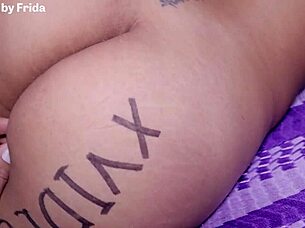 my sexy mexican girlfriend frida's huge ass makes her multiorgasmic
