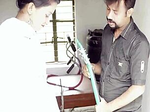 Hot Indian Coed's Pussy Fingered Roughly by Teacher!