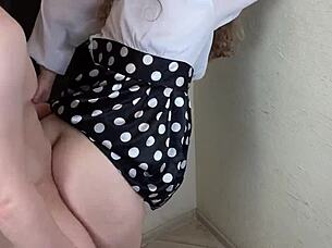 big ass wife cheats standing doggystyle